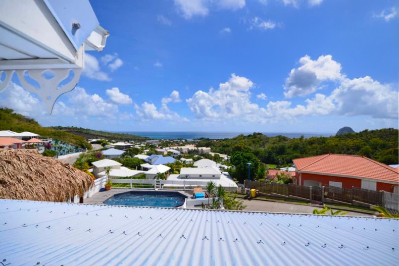 La vue des chambres à l'étage