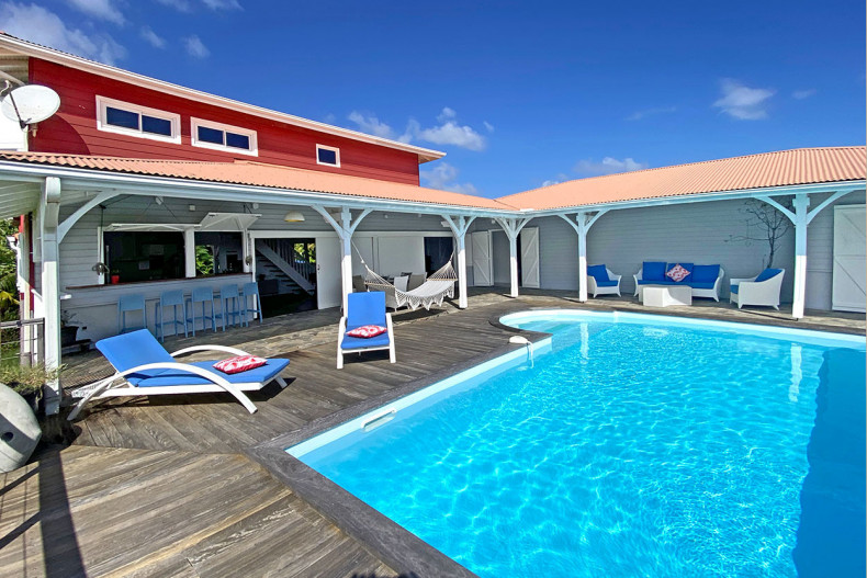 villa le vauclin 6 personnes vue mer piscine
