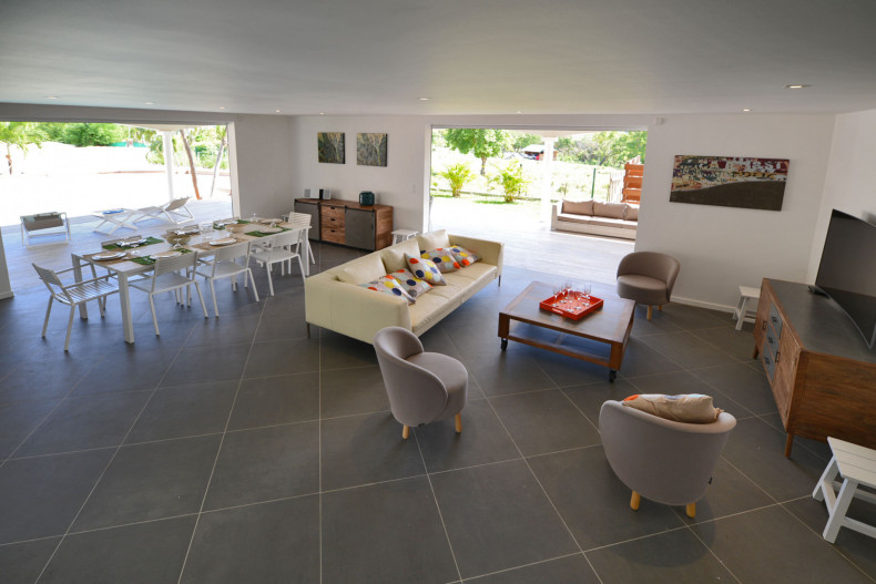 salle de vie villa le lagon