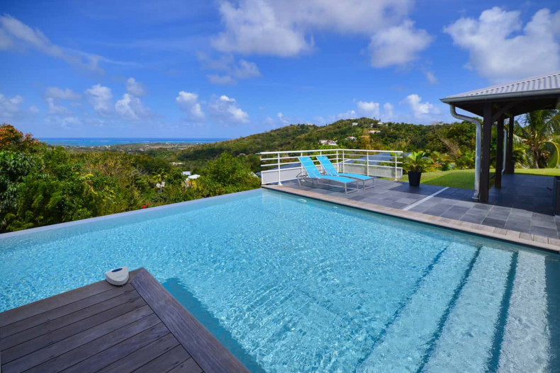 Villa de luxe le marin piscine