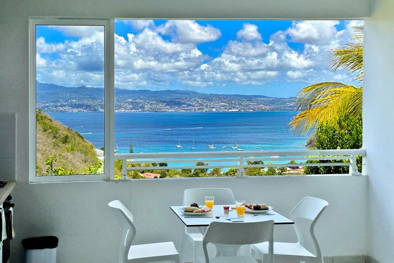 Location appartement T2 turquoise Trois Ilets