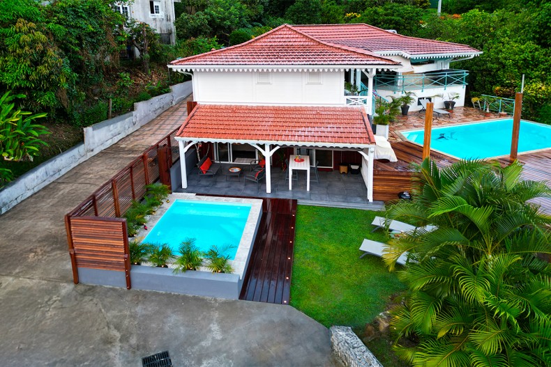 La Maison Mary location Sainte-Luce Martinique drone