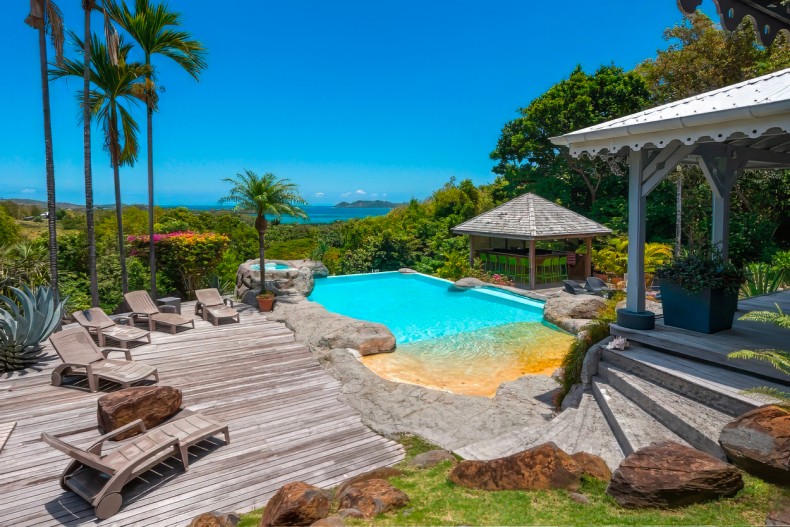 Villa Martinique  piscine vue mer Caroline