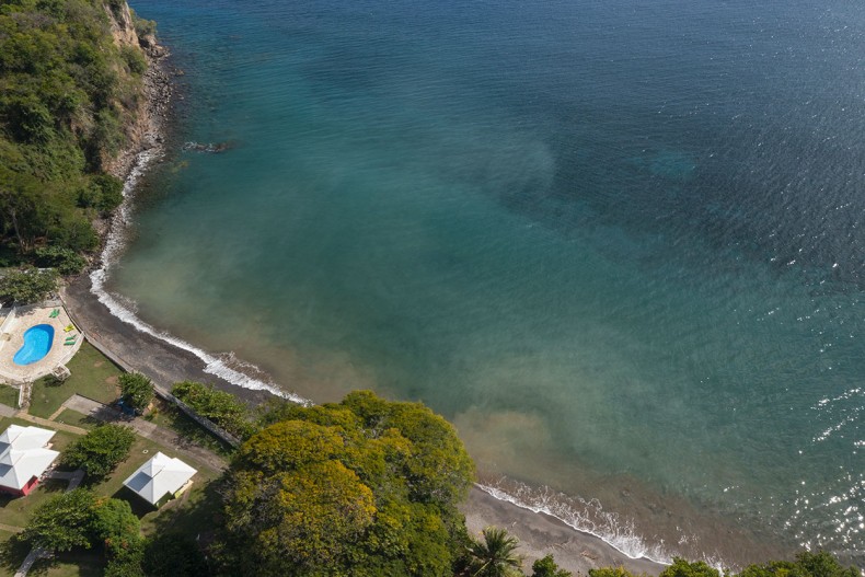 Plage vétiver Case Pilote Martinique