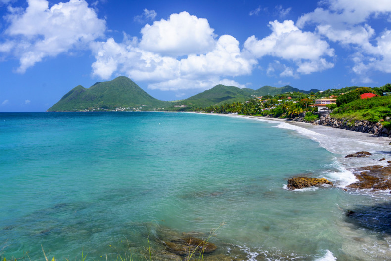 La plage du Diamant Martinique