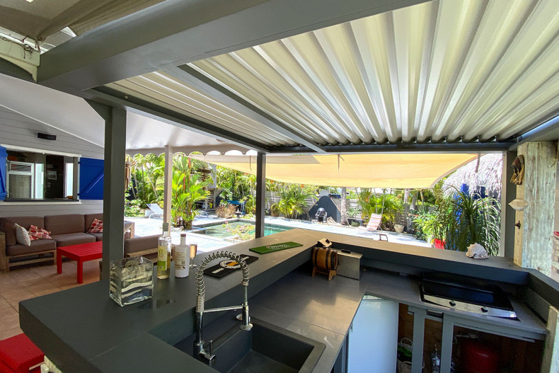 Location Belle villa Martinique Cap Est bar