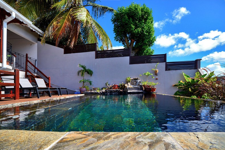 bas de villa a fort de france piscine