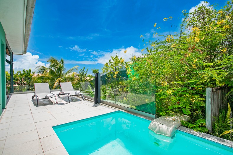 belle location trois ilets piscine