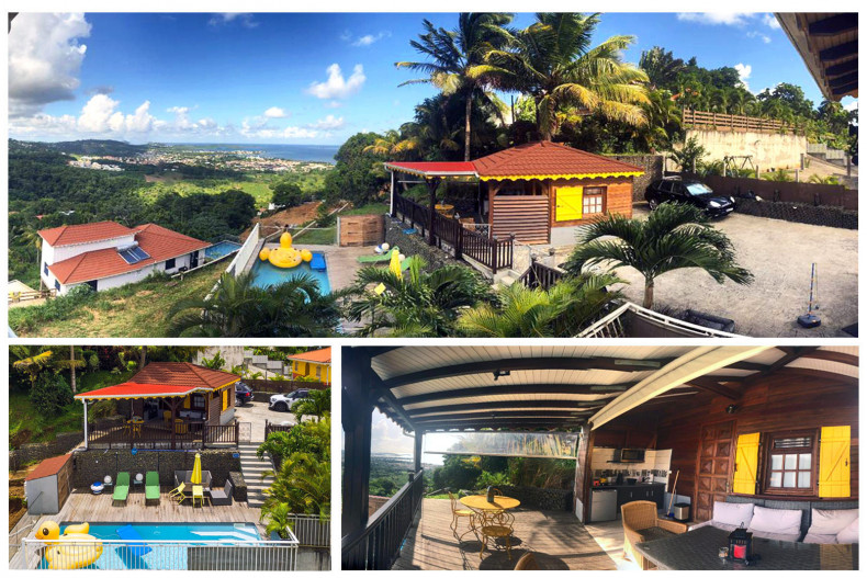 Bungalow le Robet piscine Martinique