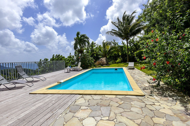 Belle Villa Saine Luce Martinique piscine
