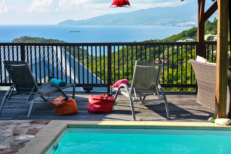 tion belo vue mer Piscine 3 ilets