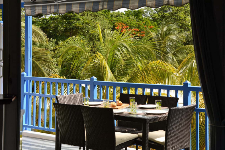 Bleu sud un endroit paisible au Diamant