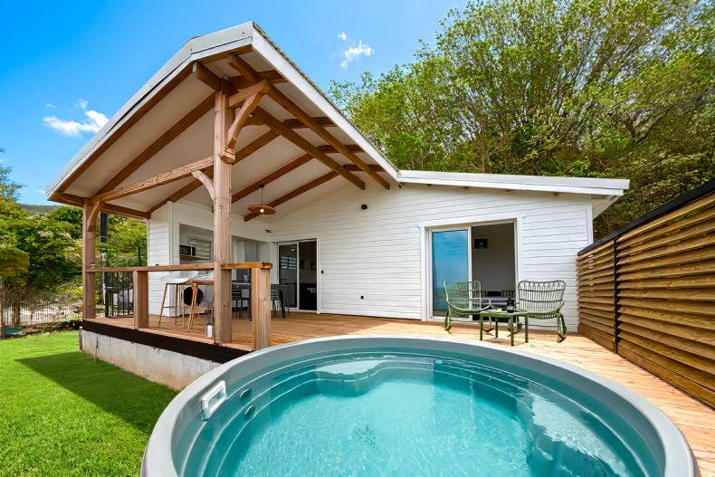location Bungalow Martinique vues bleues