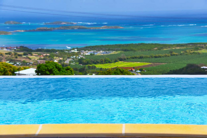 Villa vue exceptionnelle mer martinique