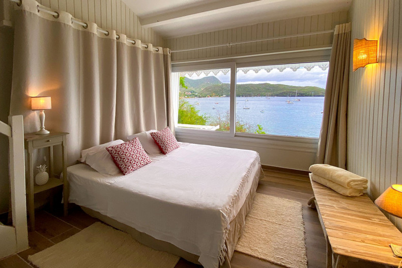 Chambre vue mer location Martinique