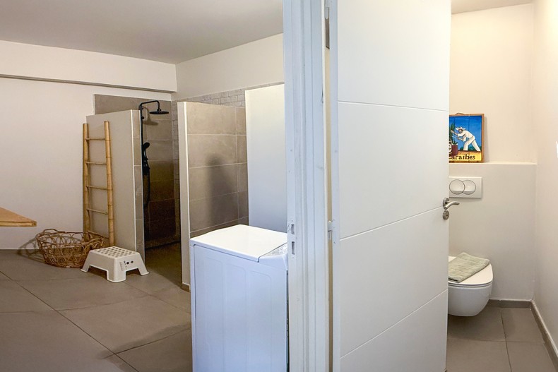 WC Villa Martinique Diamant 13 pers