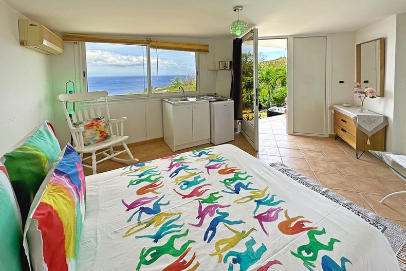chambre studio vue caraibes