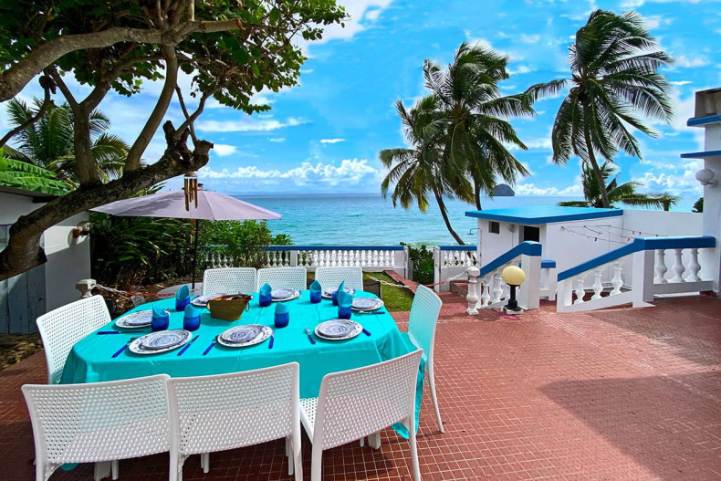 Location villa bord de mer la Caraibe diamant