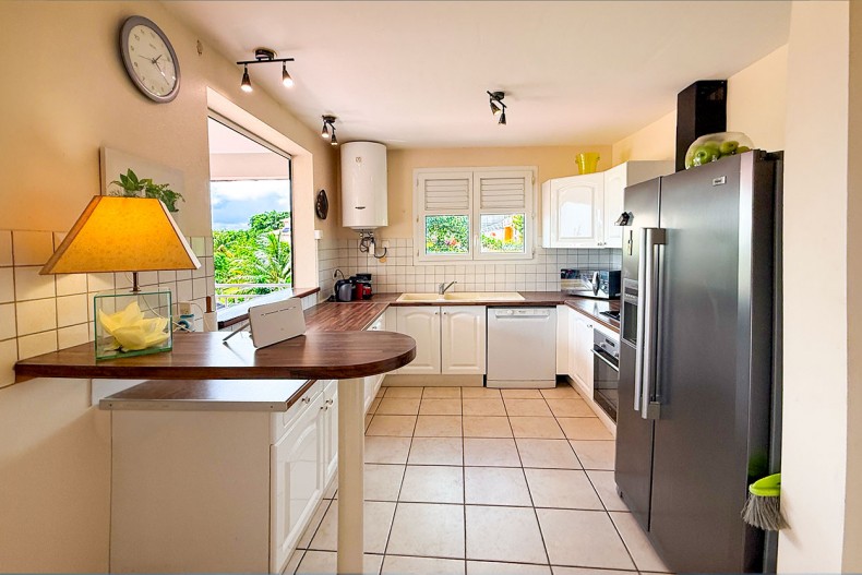 location Martinique sejour professionnel Green Sunset cuisine