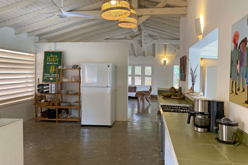 cuisine Belle Grande villa Tartane Martinique