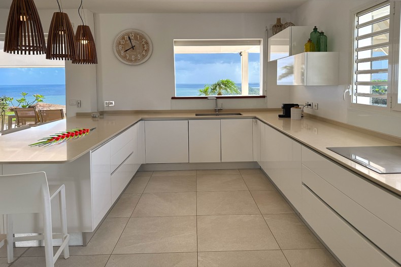 Domino Villa de luxe martinique cuisine