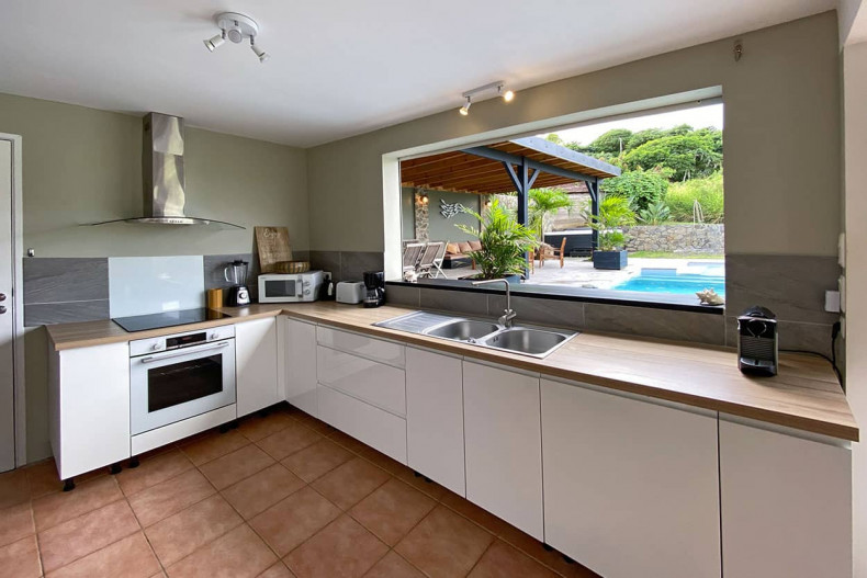 Location Villa Cap Est Pelican Bleu cuisine