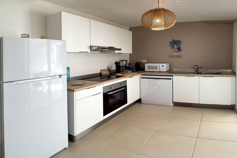 Le Cocotier Bleu F2 cjuisine plan