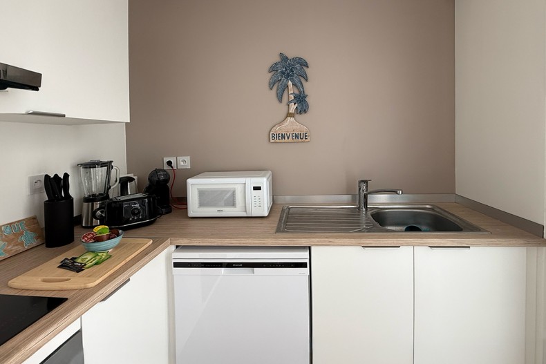 Le Cocotier Bleu F2 cuisine