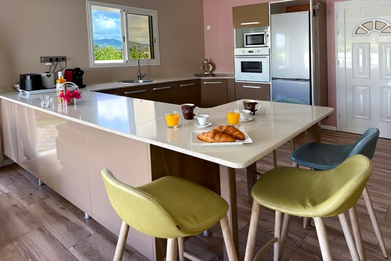 location villa le Lamentin Martinique cuisine