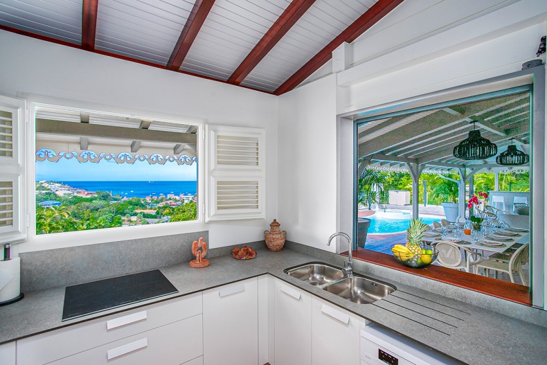 Location villa de luxe la CREOLE Martinique Trois Ilets piscine