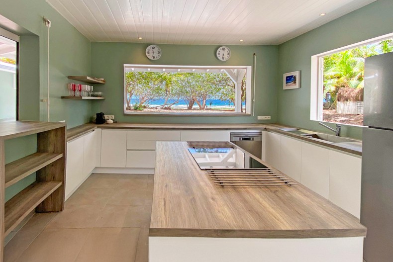 Cuisine villa de luxe martinique