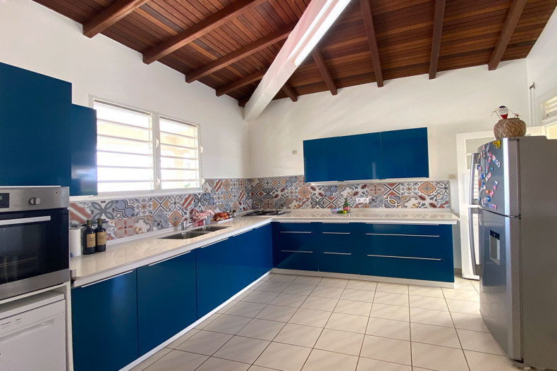 cuisine villa sable blanc en famille martinique le robert