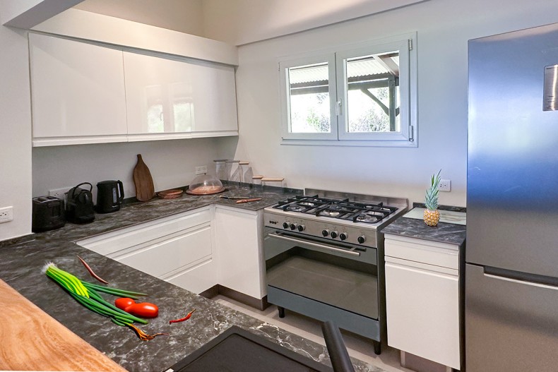 Cuisine Location villa Tartane Cap Nature