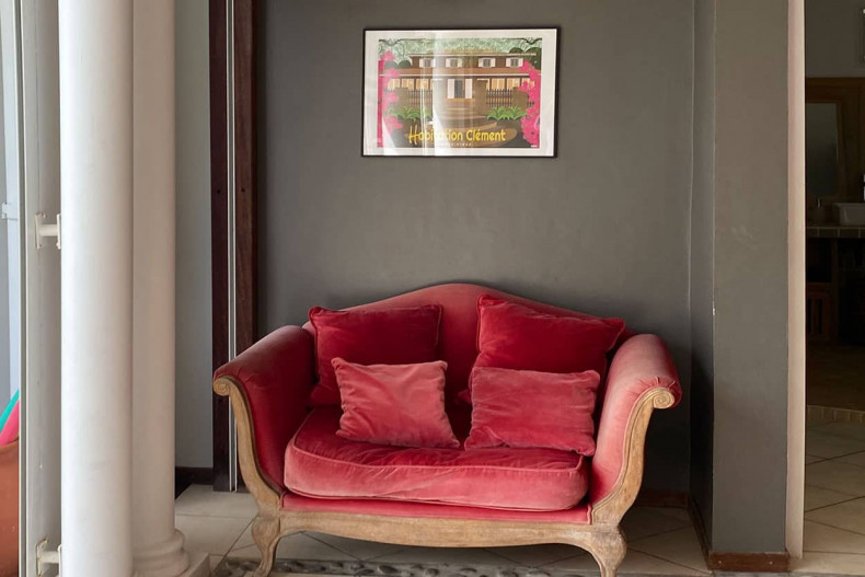 Location villa de luxe Martinique le Diamant salon