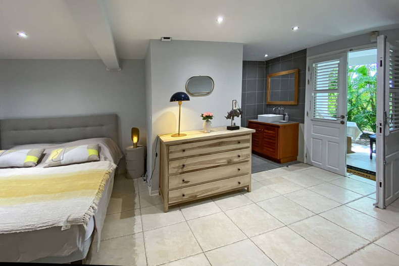 Chambre 5 en rez de jardin