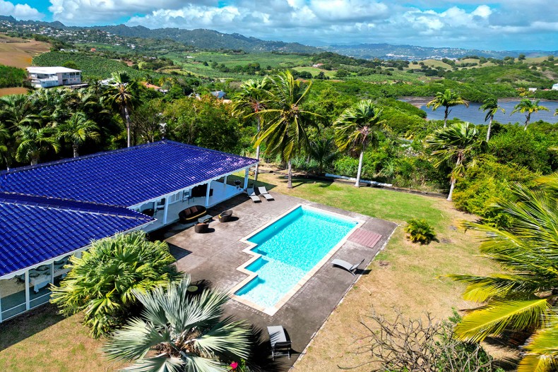 Villa Martinique Toits bleus atlantique