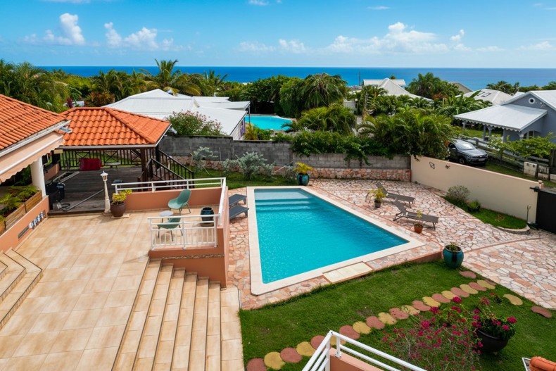 Location villa Sainte-Luce pont cafe drone