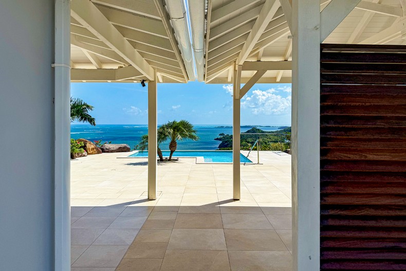 Domino Villa de luxe martinique entrée