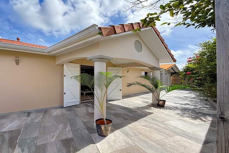 villa sainte-Luce 4 étoiles Martinique l'entrée