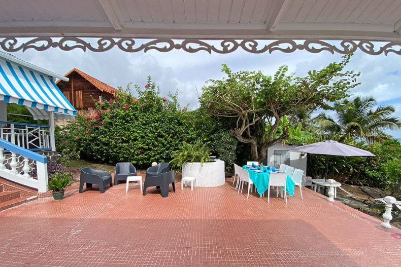 Location villa bord de mer la Caraibe diamant