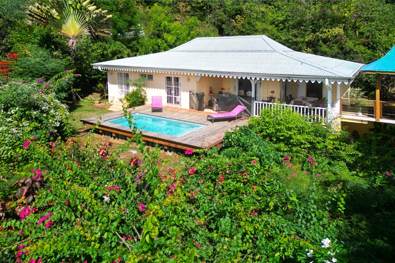 location Villa avec piscine grande Anse d'arlet Martinique