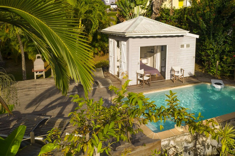 Chambre bungalow lit 160 x  200