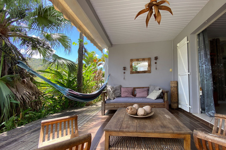 Villa le marin salon terrasse