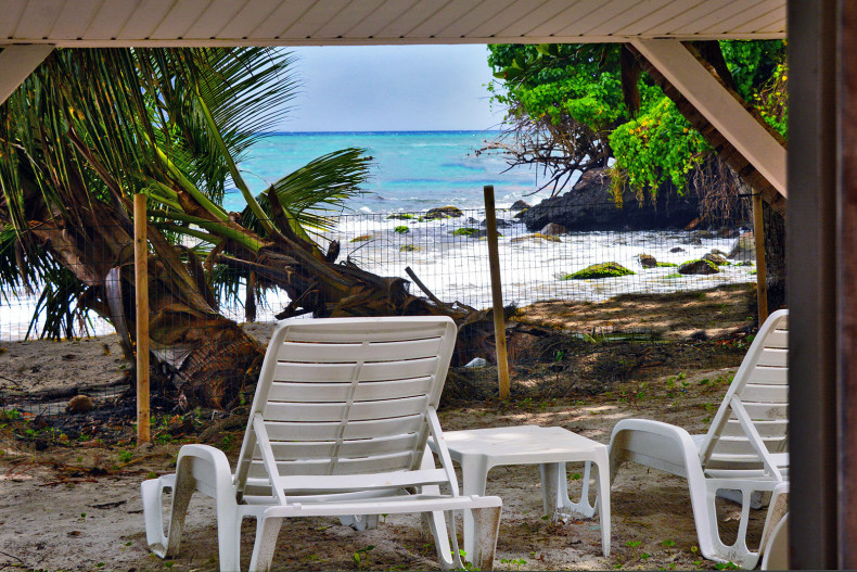 Location sur la plage le diamant bungalow