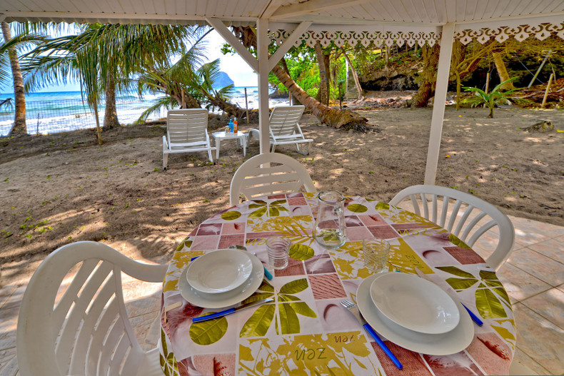 Bungalow sur la plage du diamant en location saisonnière