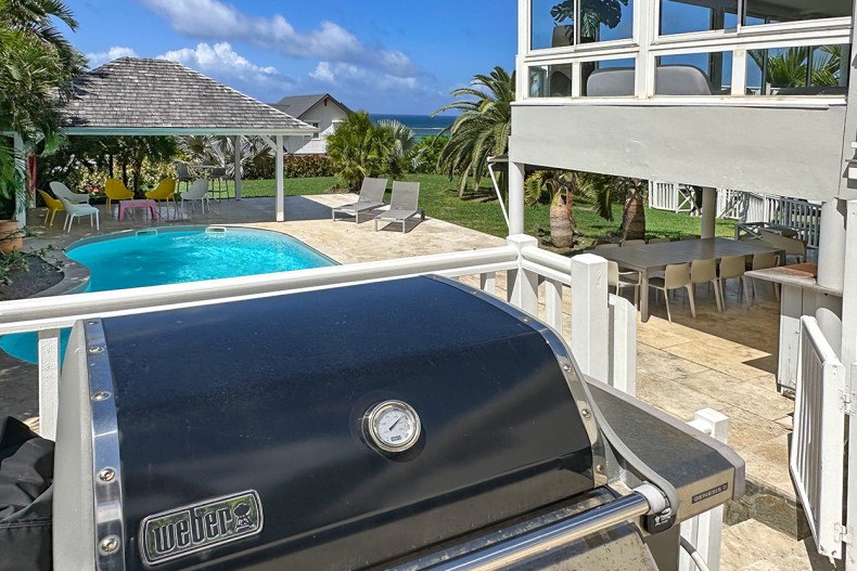 Location Grande Belle Villa familiale de luxe Cap Est Martinique Piscine Vue Mer