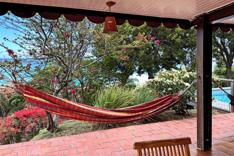 Location maison Haut du Diamant Martinique hamac