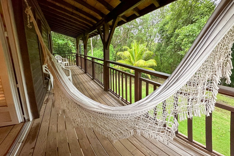 maison des bois Martinique tessasse