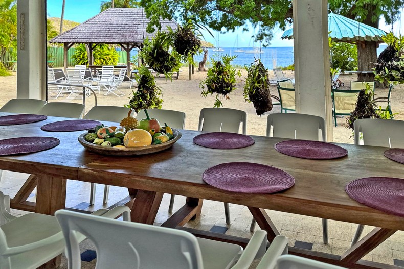 Havre grande Anse Martinique Table
