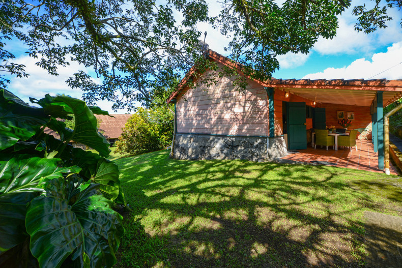 La case à Lucie dans la verdure